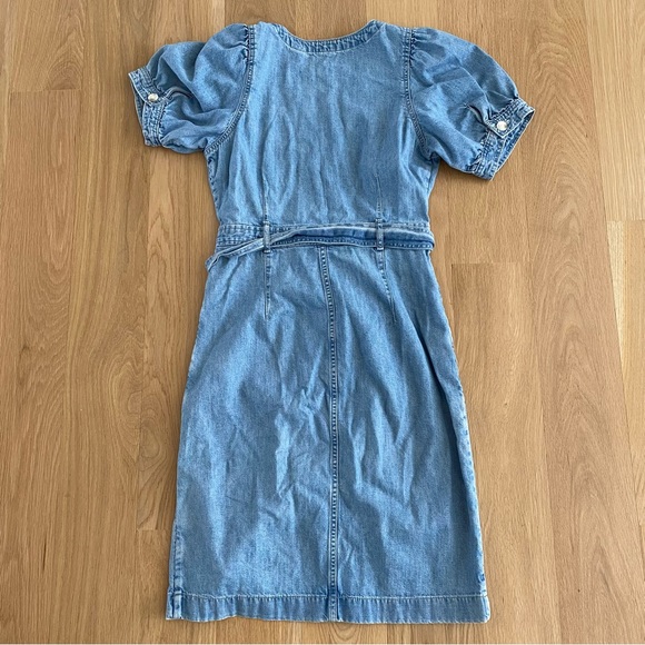 Levi’s Bryn Denim Shirt Dress in Midwash Blue Sz S - Picture 8 of 8